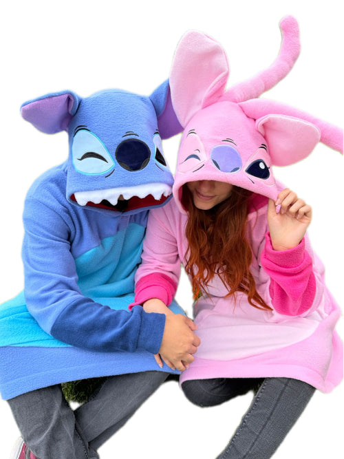 🧸 Buzo Gigante Yeti Stitch – Súper Suave, Cálido y Oversize