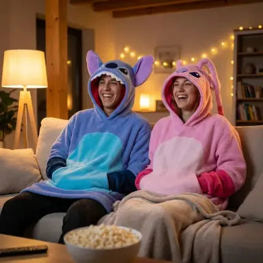 🧸 Buzo Gigante Yeti Stitch – Súper Suave, Cálido y Oversize