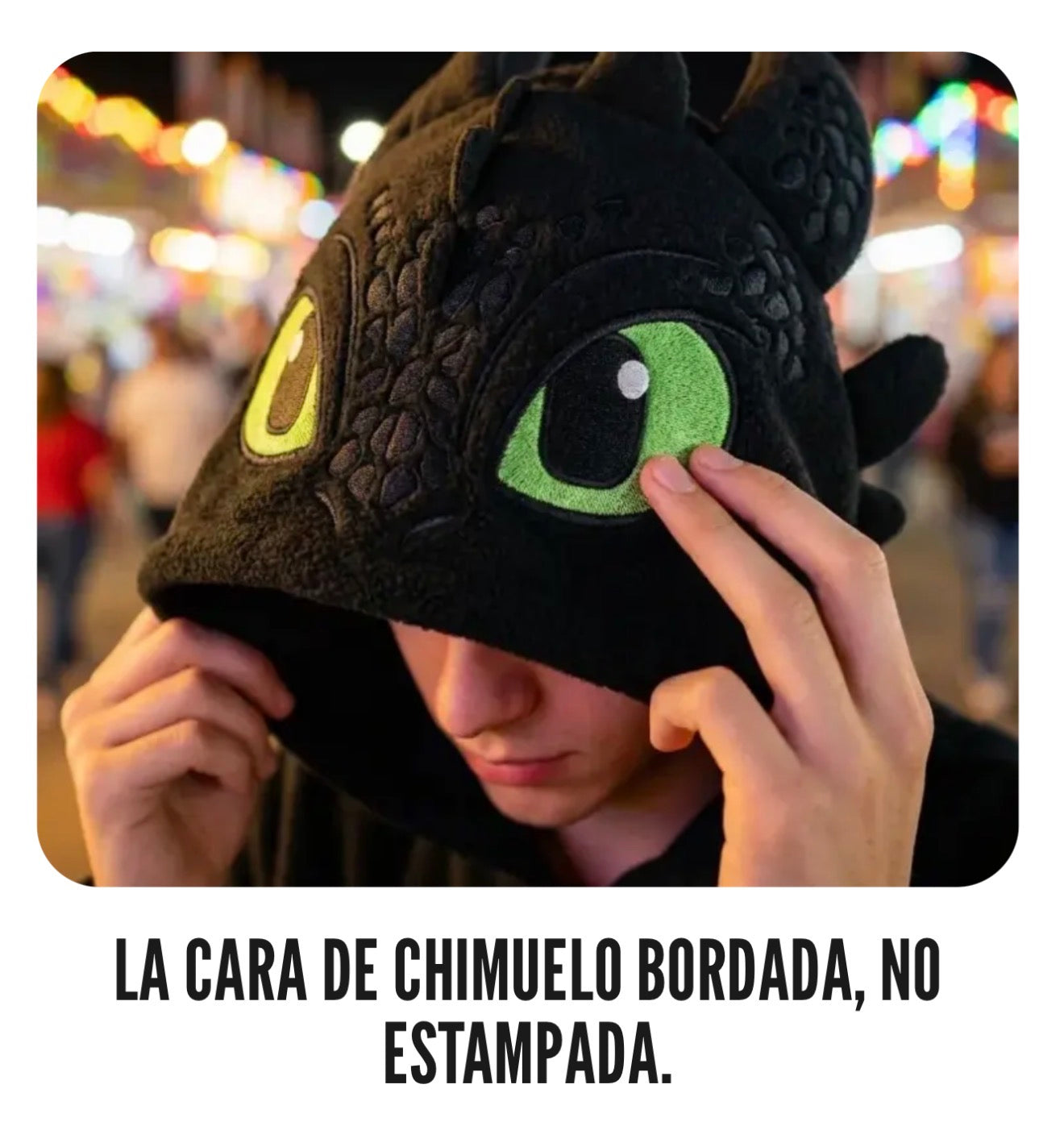 🐉Buzo Dragón Negro con Alas – Chaqueta Unisex Suave y Abrigada